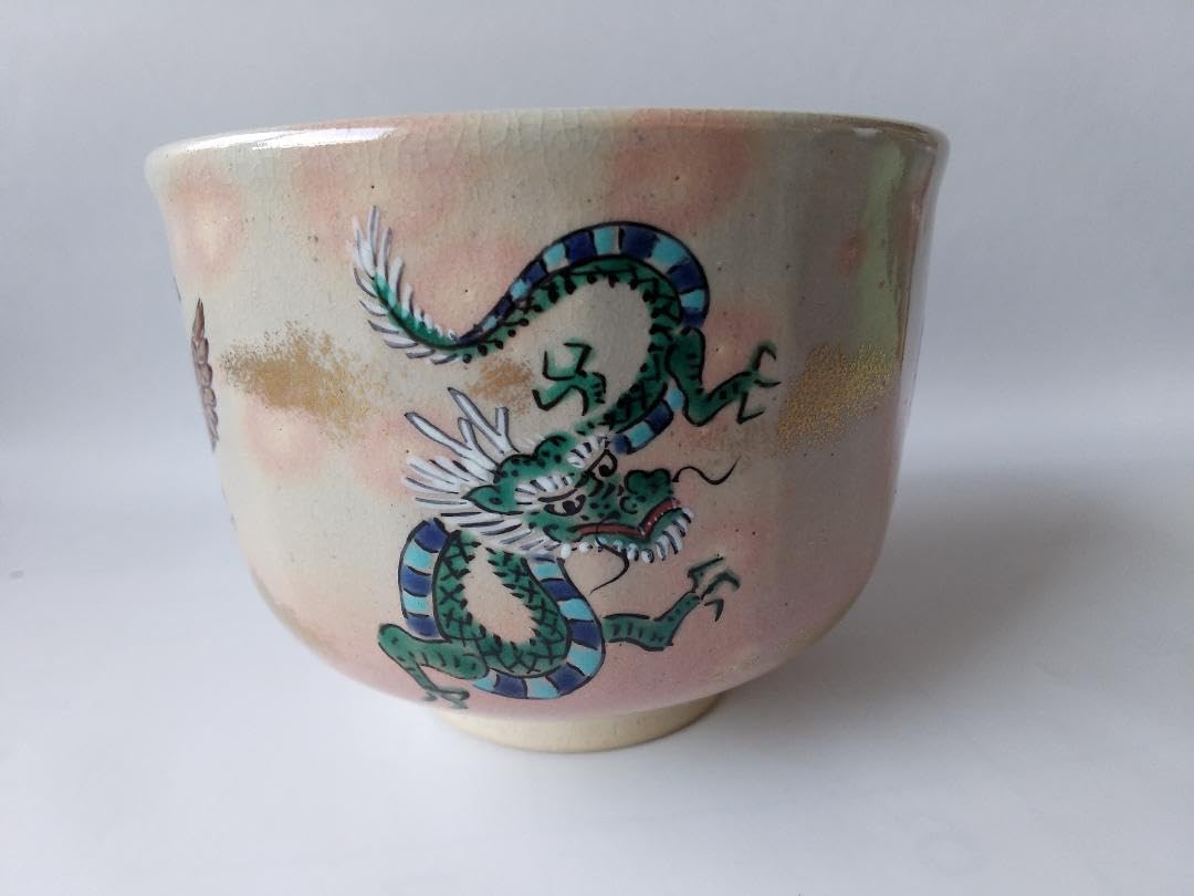 京焼 松香窯 加藤松香 作 乾山 四神 共箱 共布 茶道具 抹茶碗 新品 未使用 京焼 松香窯 加藤松香 作 乾山 四神 共箱 共布 茶道具 抹茶碗